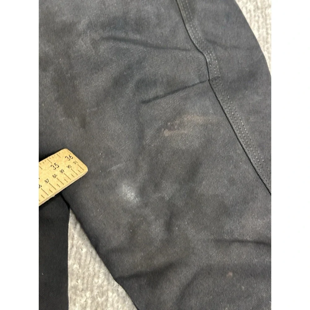 Carhartt Mens Black Large Traditional Arctic Quilt Lined Duck Coat C003
